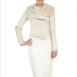 BCBG Clint Draped-Collar Jacket